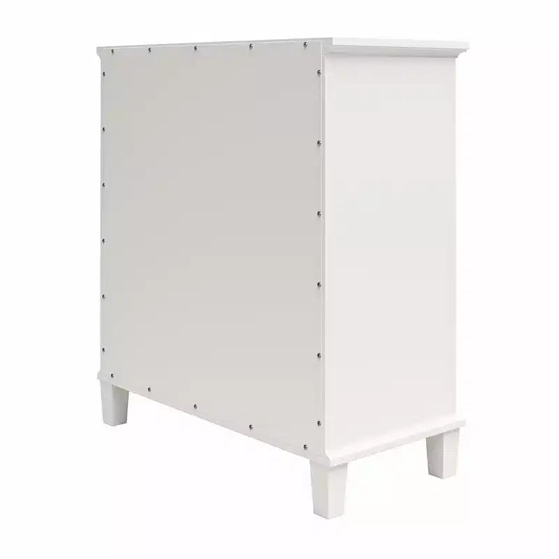 Mobiletto d'accento Ameriwood Home Celeste con ante in vetro