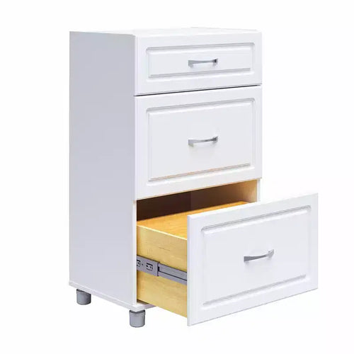Base a 3 cassetti Kendall 24, bianco