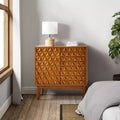 Armadietto di accento Lorenz 30 alto a 2 ante con ripiani regolabili|ARTFUL LIVING DESIGNS-NOCE