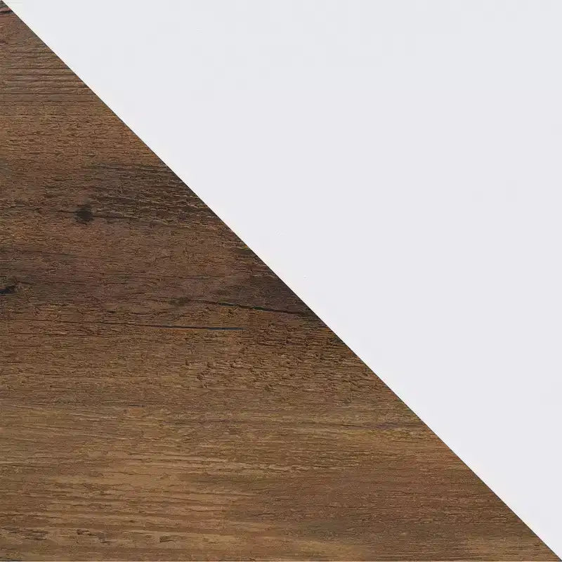 GDFStudio Emery, mobiletto moderno stile rustico con anta scorrevole a persiana