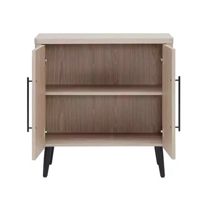 Manhattan Comfort Jodie Mobiletto d'Appoggio Moderno Mid-Century con 2 Ripiani