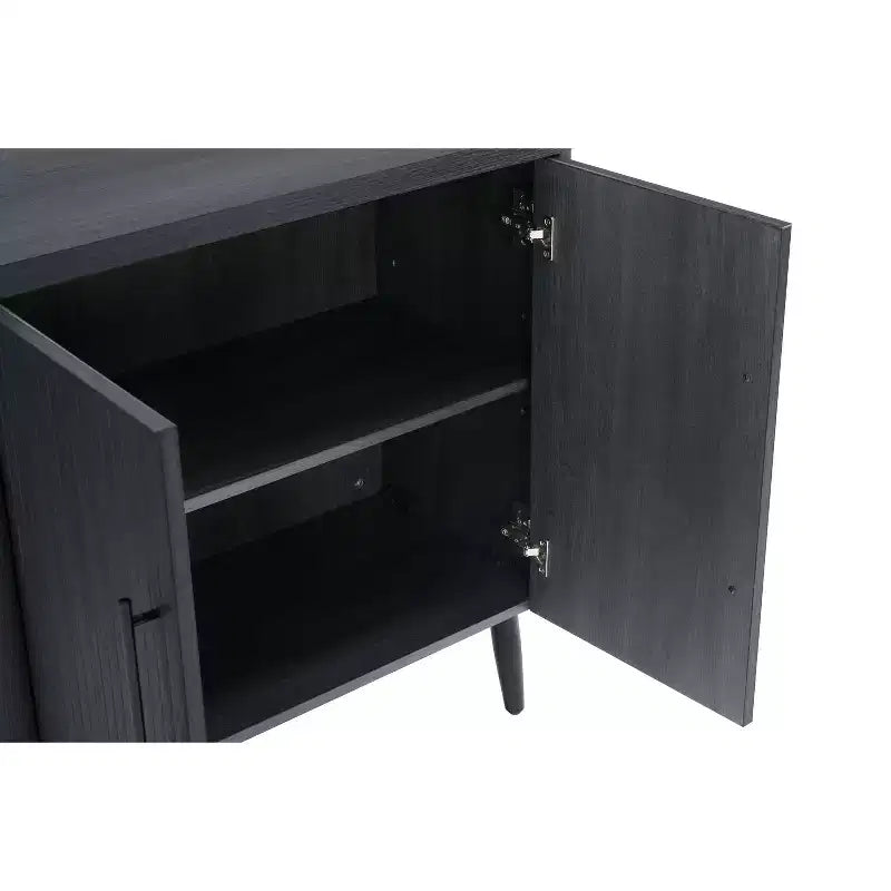 Manhattan Comfort Jodie Mobiletto d'Appoggio Moderno Mid-Century con 2 Ripiani