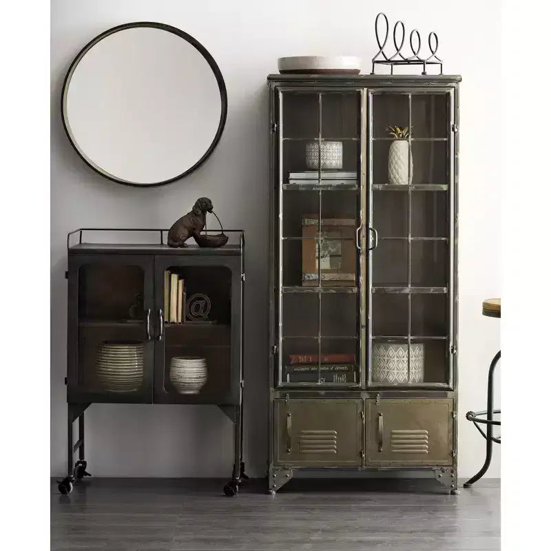 Storied Home Mobiletto Decorativo con Ripiani Fissi Alto 57,5 pollici
